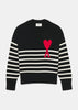 Black Stripe Ami De Coeur Sweater