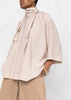 Nude Knotted Scarf T-Shirt