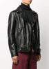 Black Nate Clean Leather Jacket